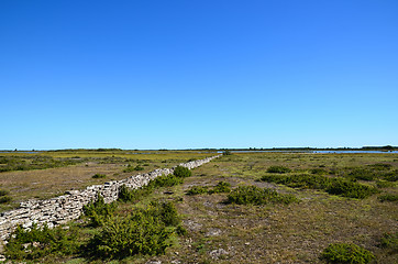 Image showing Old stonewall 