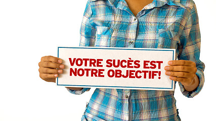 Image showing Your Success is our Goal (In French)