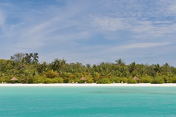 Image showing tropical beach landscape