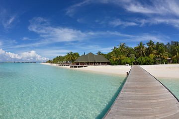 Image showing tropical beach landscape