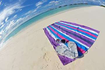 Image showing tropical beach landscape