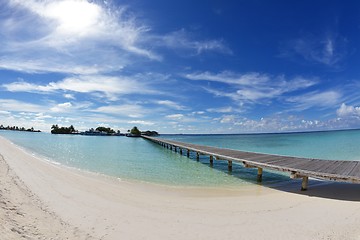 Image showing tropical beach landscape