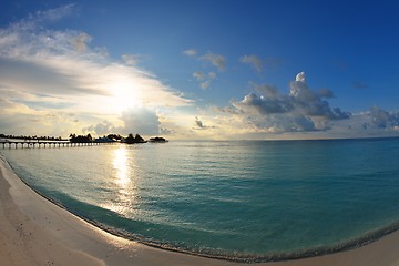 Image showing tropical beach landscape