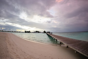 Image showing tropical beach landscape