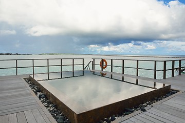 Image showing tropical beach landscape