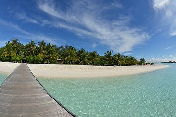 Image showing tropical beach landscape