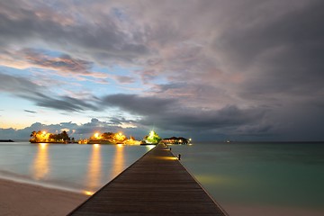 Image showing tropical beach landscape