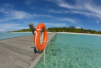 Image showing tropical beach landscape