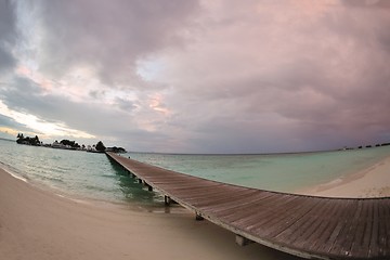 Image showing tropical beach landscape