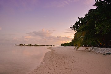 Image showing tropical beach landscape