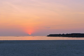 Image showing tropical beach landscape