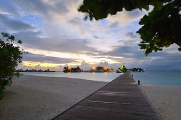 Image showing tropical beach landscape