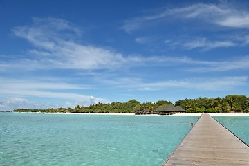 Image showing tropical beach landscape