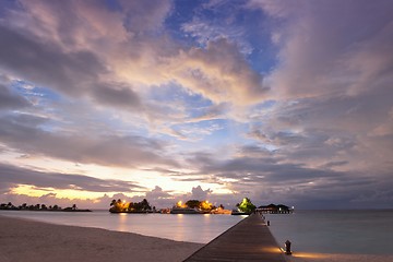 Image showing tropical beach landscape