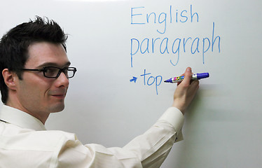 Image showing English teacher