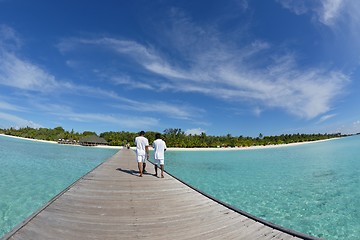 Image showing tropical beach landscape