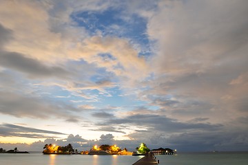 Image showing tropical beach landscape