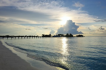 Image showing tropical beach landscape