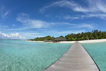 Image showing tropical beach landscape