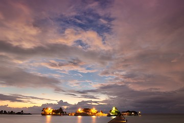 Image showing tropical beach landscape