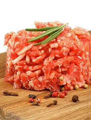 Image showing Raw Burger