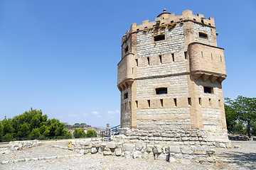Image showing Monreal Tower in Tudela, Spain