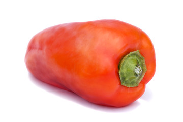 Image showing Red peppers on a white background.