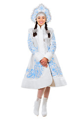 Image showing Nice snow maiden