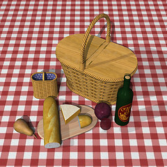 Image showing Picnic Basket