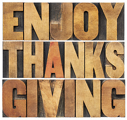 Image showing Enjoy Thanksgiving