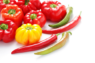 Image showing colored peppers 