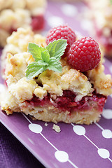 Image showing raspberry cake