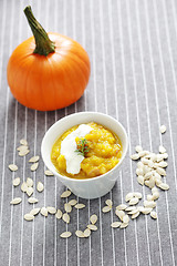 Image showing pumpkin soup