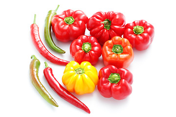 Image showing colored peppers 