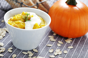 Image showing pumpkin soup