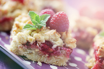 Image showing raspberry cake