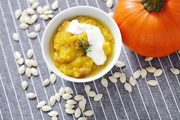 Image showing pumpkin soup