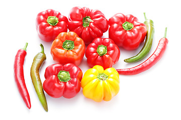 Image showing colored peppers 