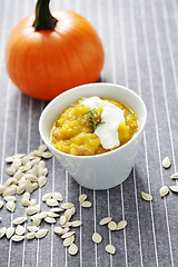 Image showing pumpkin soup