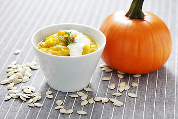 Image showing pumpkin soup