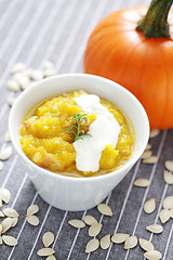 Image showing pumpkin soup