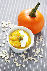 Image showing pumpkin soup