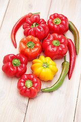 Image showing colored peppers 