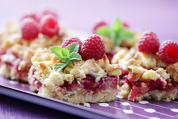 Image showing raspberry cake