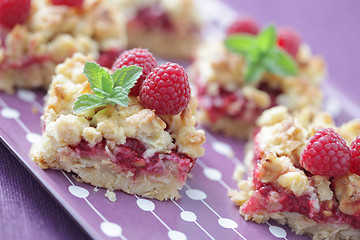 Image showing raspberry cake