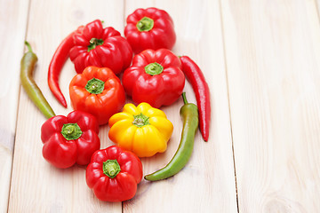 Image showing colored peppers 