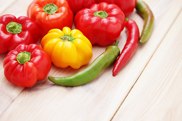 Image showing colored peppers 