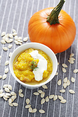 Image showing pumpkin soup