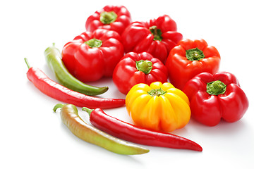 Image showing colored peppers 