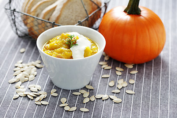 Image showing pumpkin soup